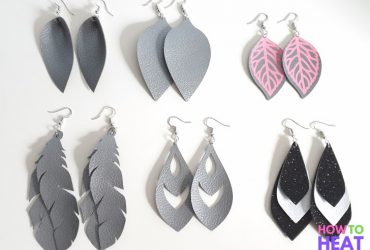 Cricut Faux Leather Earrings Tutorial: 6 Different Styles!