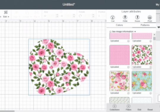 Download Free Cricut Patterns How To Upload Use Them PSD Mockup Template